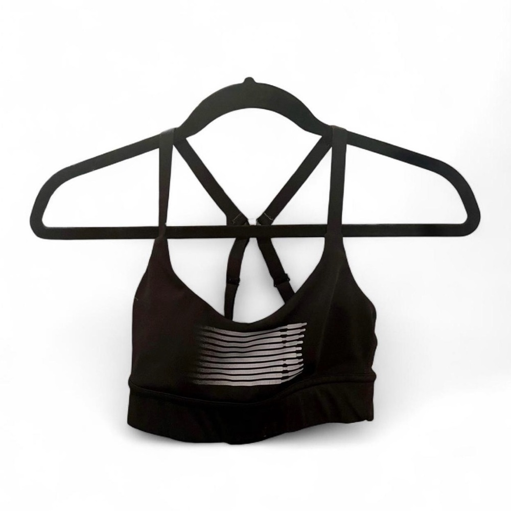 Savage X Fenty black racerback sports bra